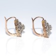 Antique jewelry - Dormeuses Daisy Diamond Earrings