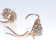 Antique jewelry - Dormeuses Daisy Diamond Earrings