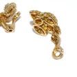 Antique jewelry - Gold Vintage Clip-on Earrings