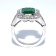 Engagement rings - Emerald and Diamond Ring 