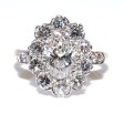 Engagement rings - Pompadour Diamond Ring 