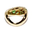 Recent jewelry - FRED - Gold and Tsavorite 'Mouvementée' Ring