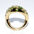 Recent jewelry - FRED - Gold and Tsavorite 'Mouvementée' Ring