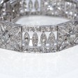 Antique jewelry - Diamond Art Deco Bracelet