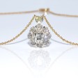 Antique jewelry - Daisy Diamond Pendant 