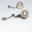 Antique jewelry - Diamond and Pearl Earrings