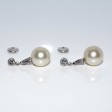 Antique jewelry - Diamond and Pearl Earrings
