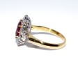 Engagement rings - Diamond and Ruby Pompadour Ring