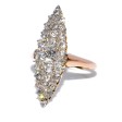 Antique jewelry - Antique Marquise Diamond Ring