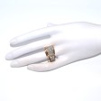 Antique jewelry - Diamond Asymmetrical Tank Ring