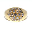 Antique jewelry - Vintage Bombe Diamond Ring