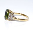 Recent jewelry - Green Tourmaline and Diamond Ring 