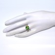 Recent jewelry - Green Tourmaline and Diamond Ring 