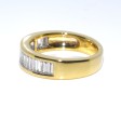 Engagement rings - Baguette Cut Diamond Half Band Ring