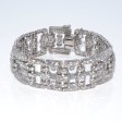 Antique jewelry - Diamond Art Deco Bracelet
