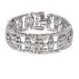 Antique jewelry - Diamond Art Deco Bracelet