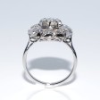 Antique jewelry - Diamond Art Deco Cluster Ring