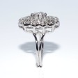 Antique jewelry - Diamond Art Deco Cluster Ring