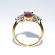 Engagement rings - Burmese Ruby and Diamond Ring