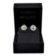 Antique jewelry - Dormeuses Daisy Diamond Earrings