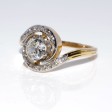 Antique jewelry - Tourbillon Diamond Ring 