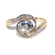Antique jewelry - Tourbillon Diamond Ring 