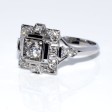 Antique jewelry - Art Deco Diamond Ring