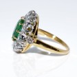 Engagement rings - Emerald Pompadour Ring