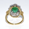 Engagement rings - Emerald Pompadour Ring