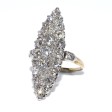 Antique jewelry - Antique Marquise Diamond Ring