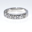 Engagement rings - Brilliant Cut Diamond Half Band Ring