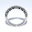 Engagement rings - Brilliant Cut Diamond Half Band Ring