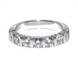 Engagement rings - Brilliant Cut Diamond Half Band Ring