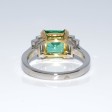 Engagement rings - Emerald and Baguette Cut Diamond Ring