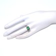 Engagement rings - Emerald and Baguette Cut Diamond Ring