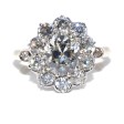 Engagement rings - Pompadour Diamond Ring