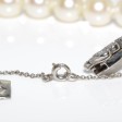 Antique jewelry - Double Strand Pearl and Diamond Necklace