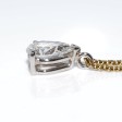 Antique jewelry - 1,01 carat Pear-cut Diamond Pendant