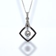 Antique jewelry - Art Deco Diamond Pendant 