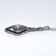Antique jewelry - Art Deco Diamond Pendant 