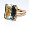 Antique jewelry - Vintage Aquamarine Ring 