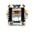 Antique jewelry - Vintage Aquamarine Ring 