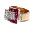 Antique jewelry - Belt Tank Ring