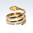 Antique jewelry - Gold and Diamond Snake Ring