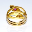 Antique jewelry - Toi et Moi Snake Ring