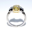 Engagement rings - Yellow Sapphire and Baguette Diamond Ring 