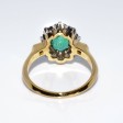 Engagement rings - Emerald Pompadour Ring