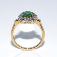 Engagement rings - Emerald Pompadour Ring
