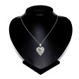 Antique jewelry - Art Deco Heart Diamond Pendant 