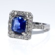 Engagement rings - Sapphire and Diamond Ring